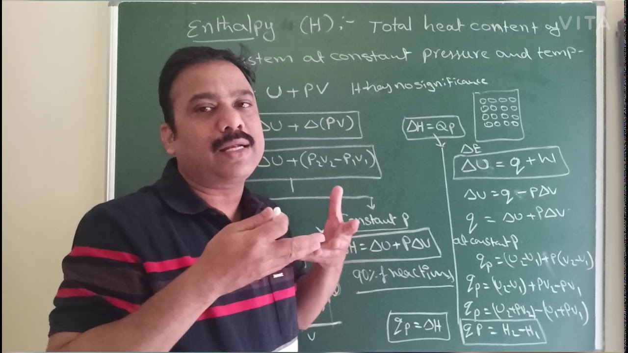 Thermodynamics -4 || ENTHALPY | relation between Enthalpy and Internal Energy ||