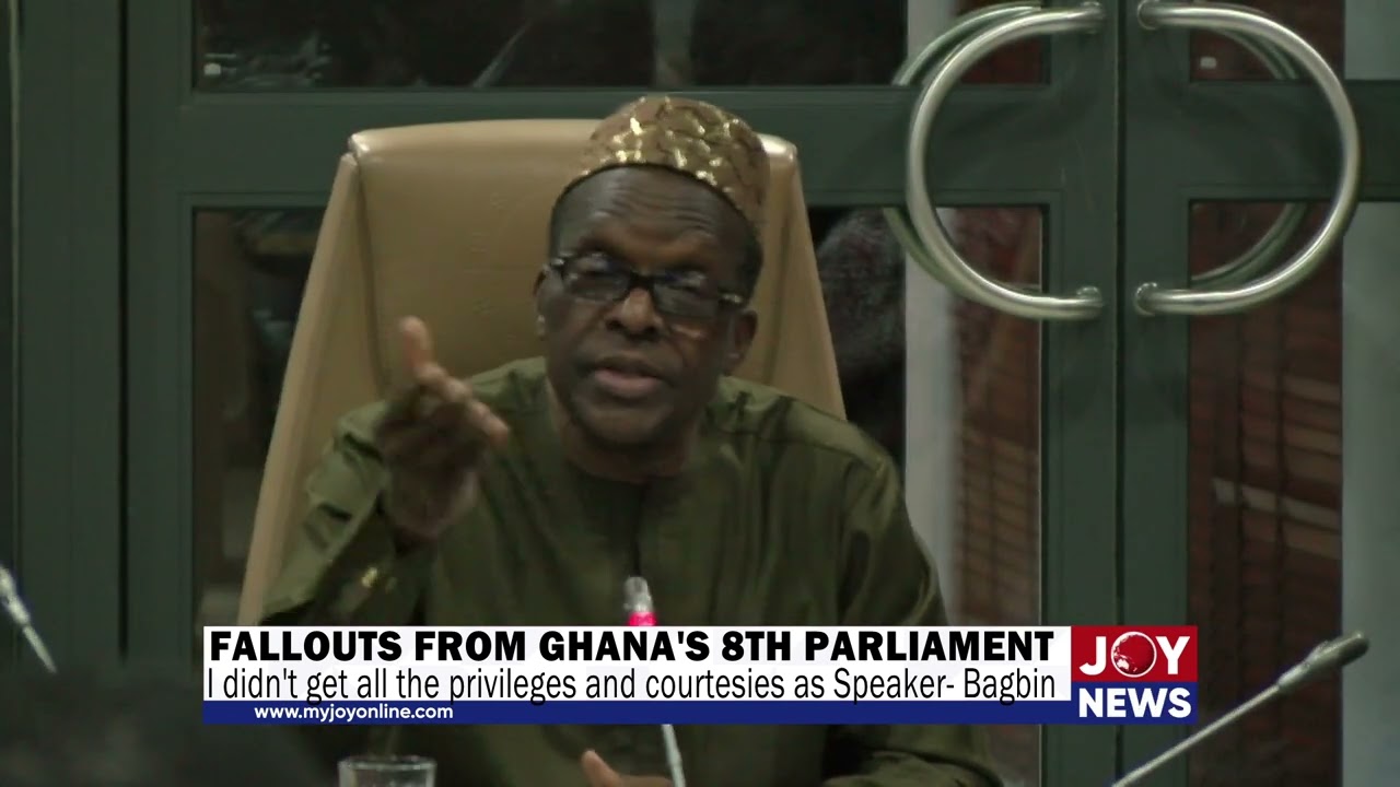 I didn't get all the privileges and courtesies as Speaker - Bagbin.
