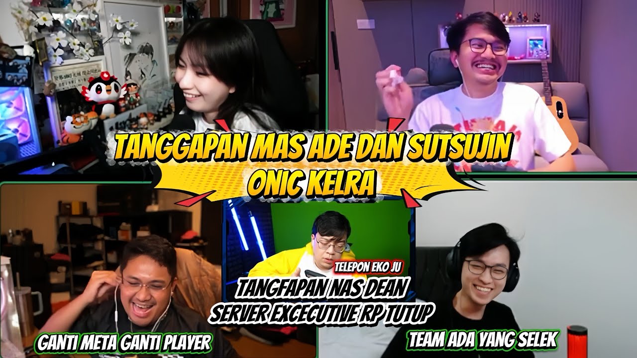 TANGGAPAN MAS ADE DAN SUTSUJIN TTG ONIC KELRA & TANGGAPAN DEANKT EXCE SERVER TUTUP | DISCORD MOMENT 