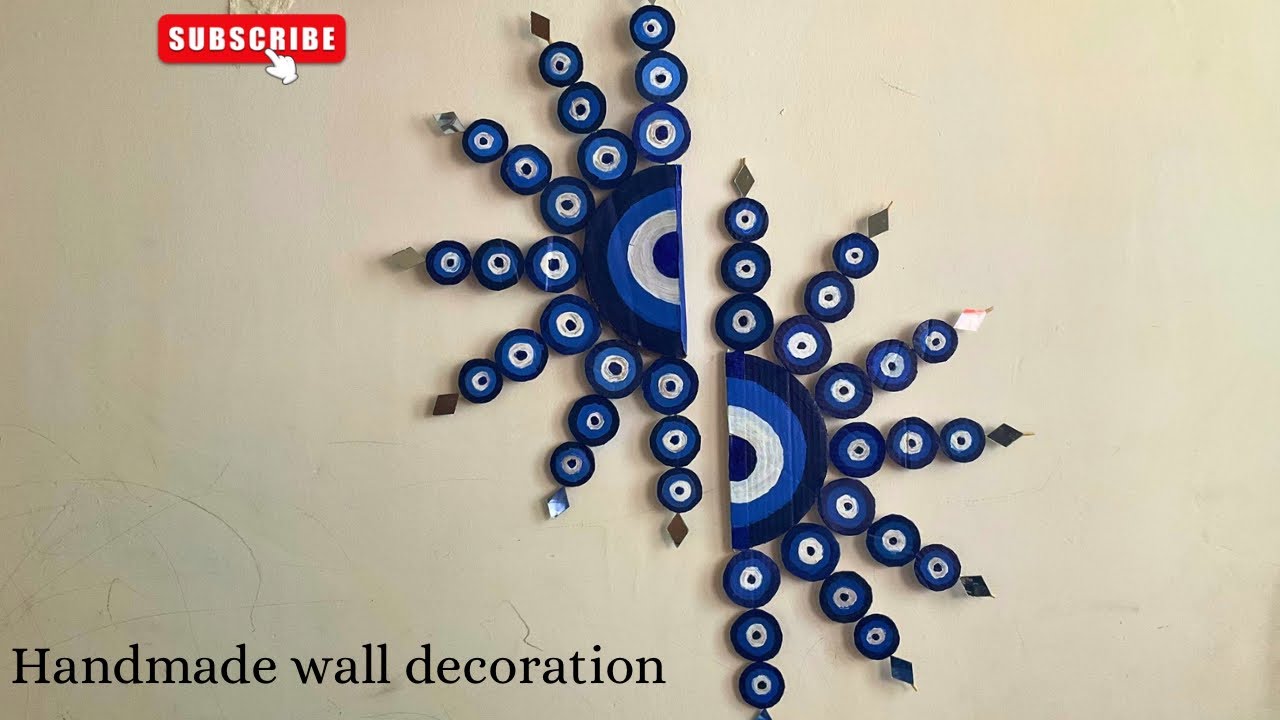 How to make beautiful wall decor l easy handmade wall decoration idea 