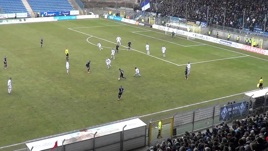 Krombacher Pokal Baden 2012/13: SV Waldhof Mannheim - Karlsruher SC 1. HZ (23.03.13)