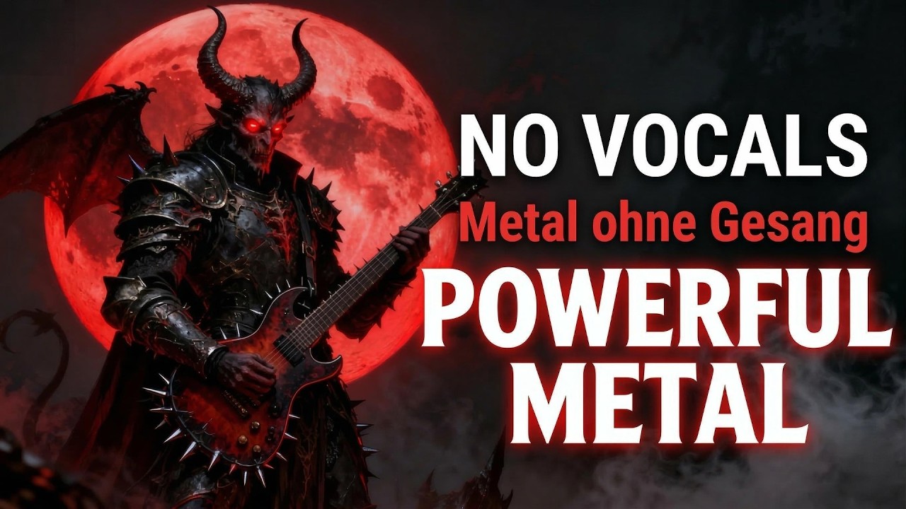 Powerful Metal Instrumental ⚡ No Vocals | Metal ohne Gesang