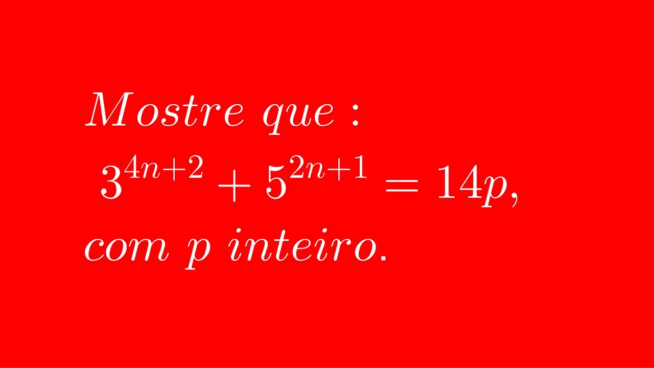 INDUÇÃO FINITA -  EXEMPLO 3