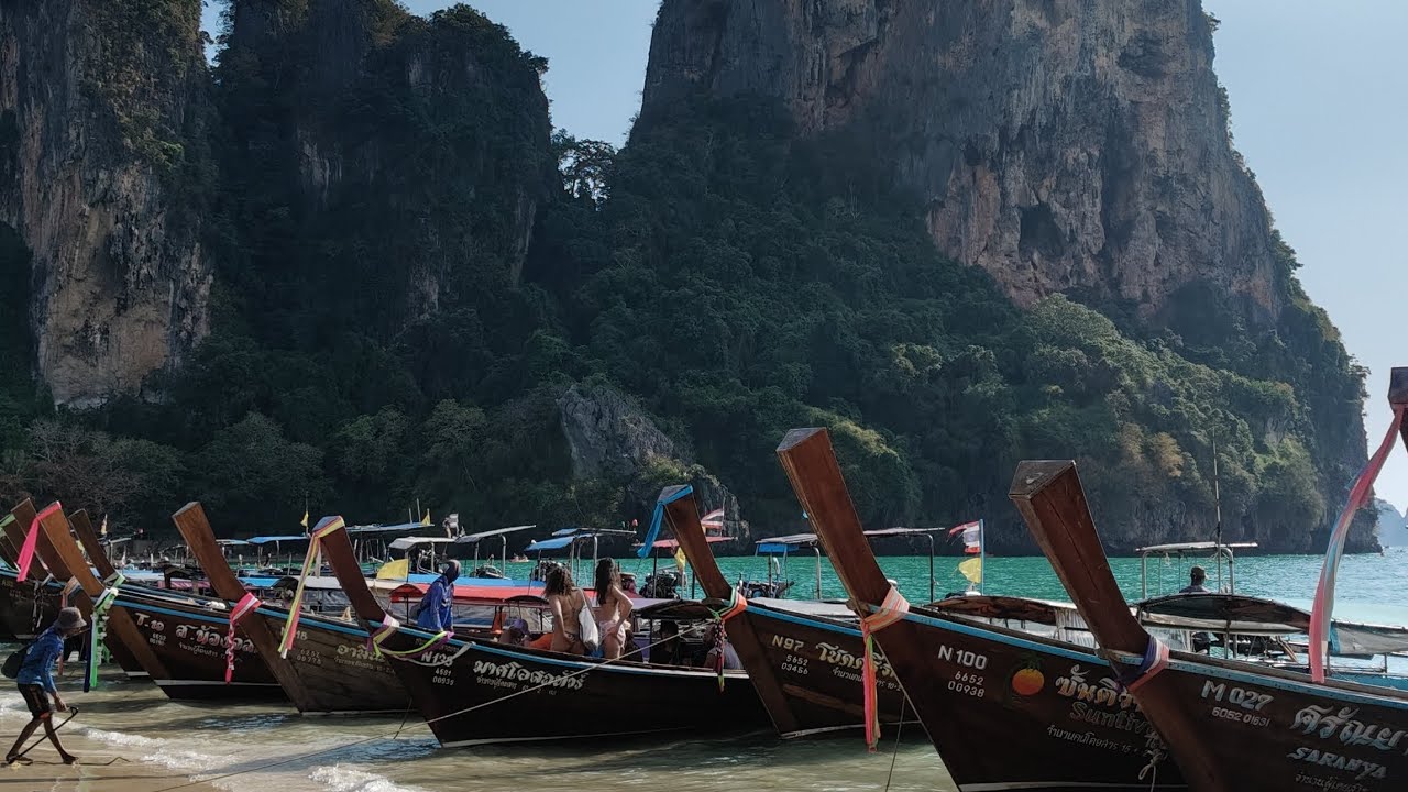 Wybraliśmy się na Railay Beach w Tajlandii #railay #drone #travel 