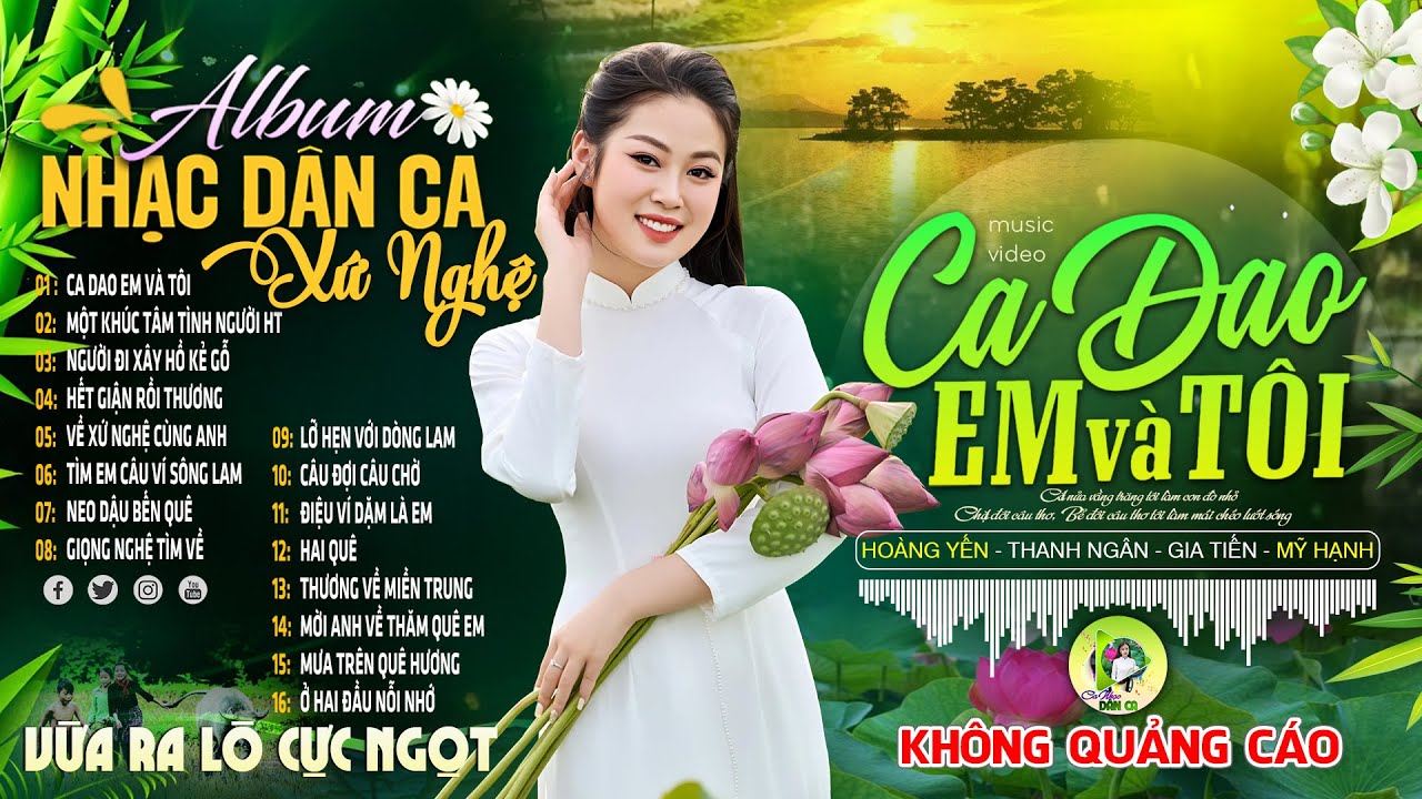 CA DAO EM VÀ TÔI | LK Dân Ca Xứ Nghệ Hay SAY ĐẮM LÒNG NGƯỜI - Nhạc Đồng Quê Remix Vừa Ra Lò CỰC NGỌT