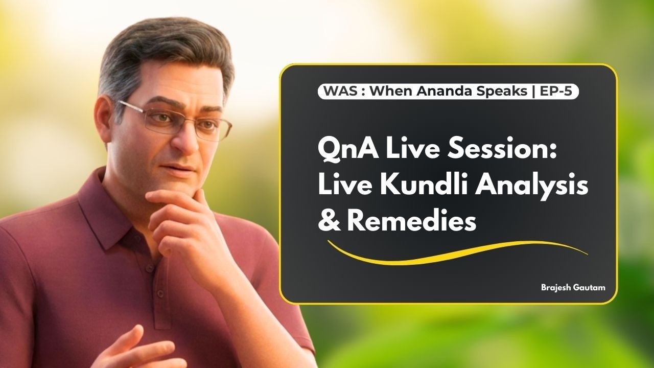 WAS : When Ananda Speaks | Episode 5 | QnA Series | Brajesh Gautam