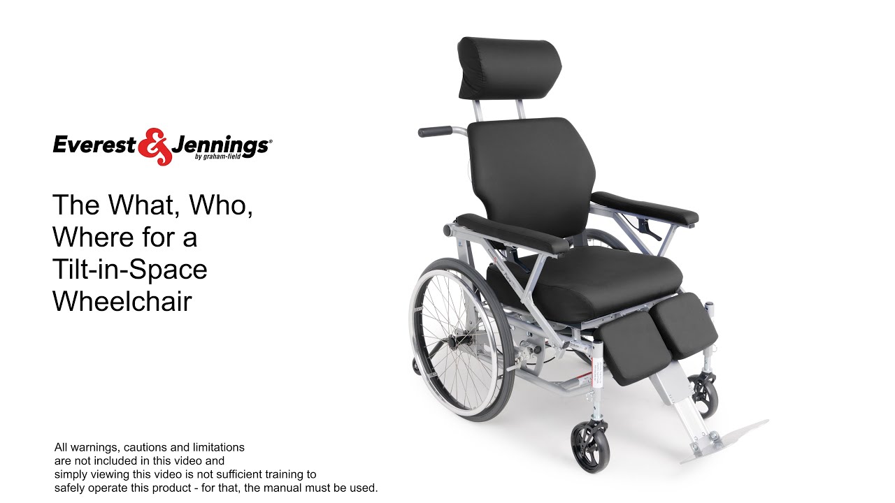 Everest & Jennings® The What, Who, Where for a Tilt-in-Space Wheelchair