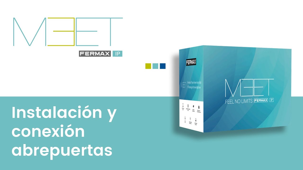 [NEO MEET] Instalación y conexión abrepuertas Kit Ref. 1508