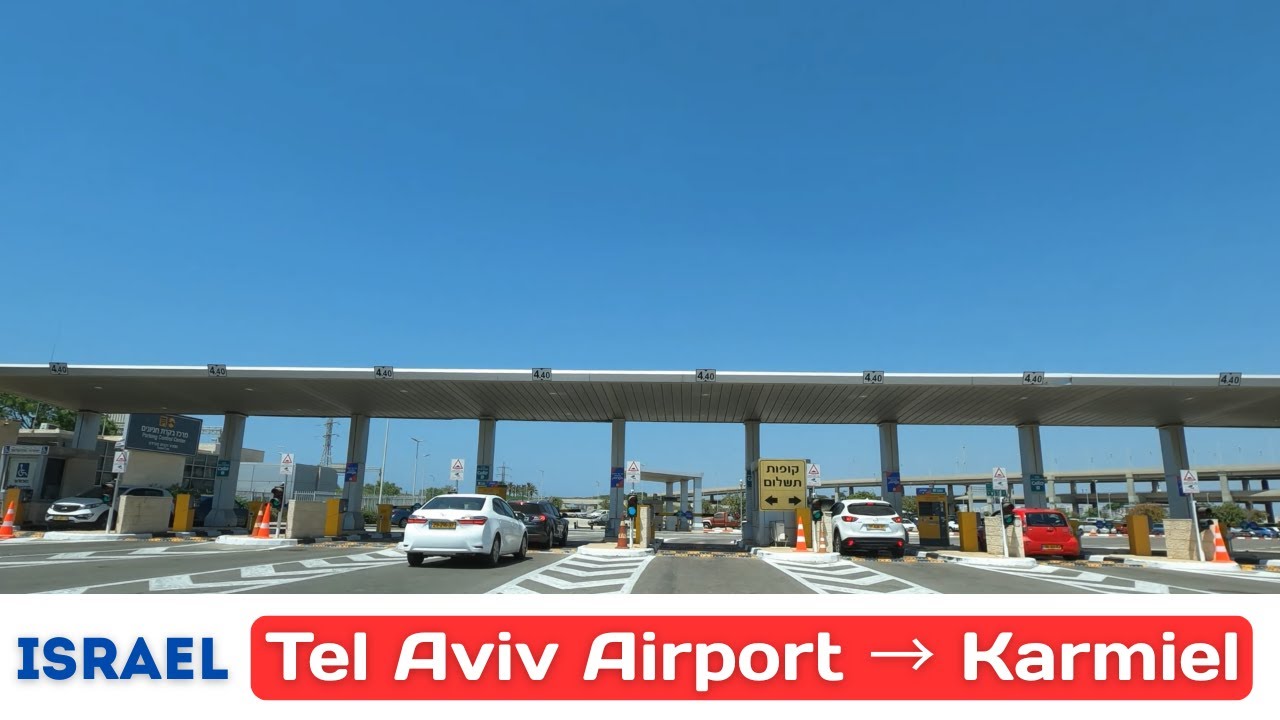 Driving ISRAEL 🇮🇱 Road Trip from Tel Aviv (Airport Ben Gurion) to Karmiel