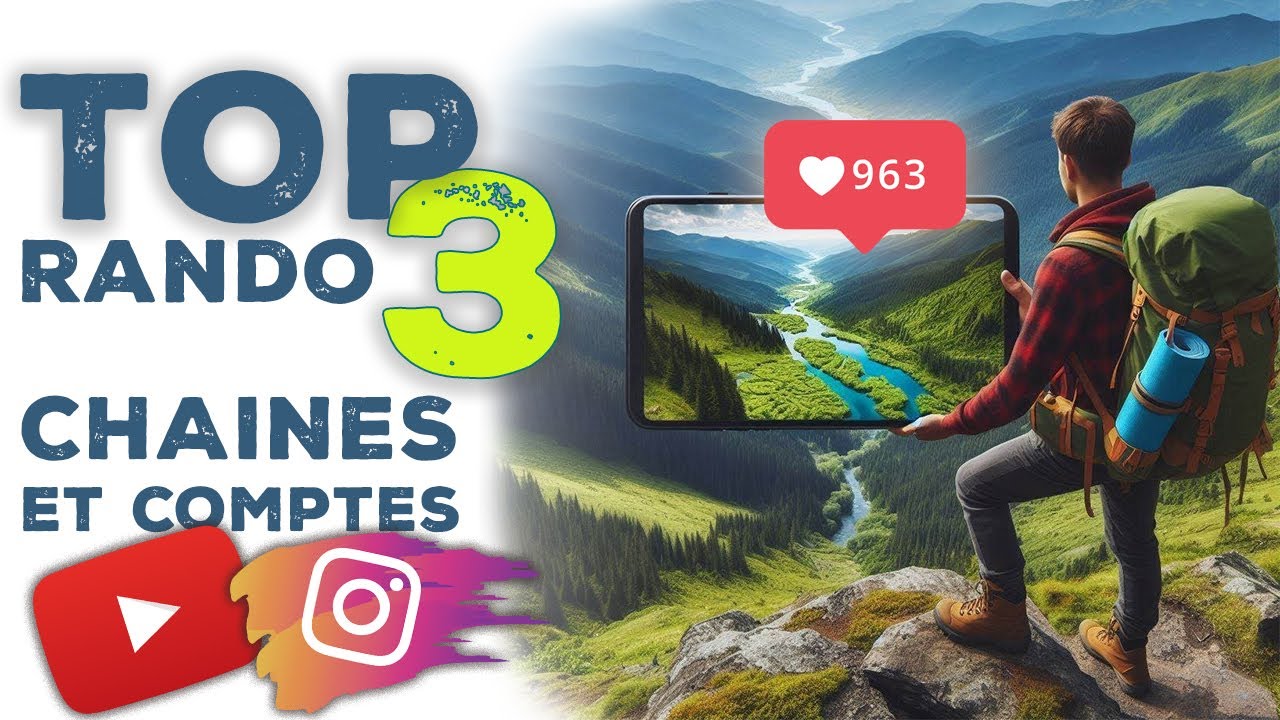 TOP 3 de mes RANDONNEURS(EUSES) PRÉFÉRÉS(ES) ! #randonnée #youtubevideo #instagram