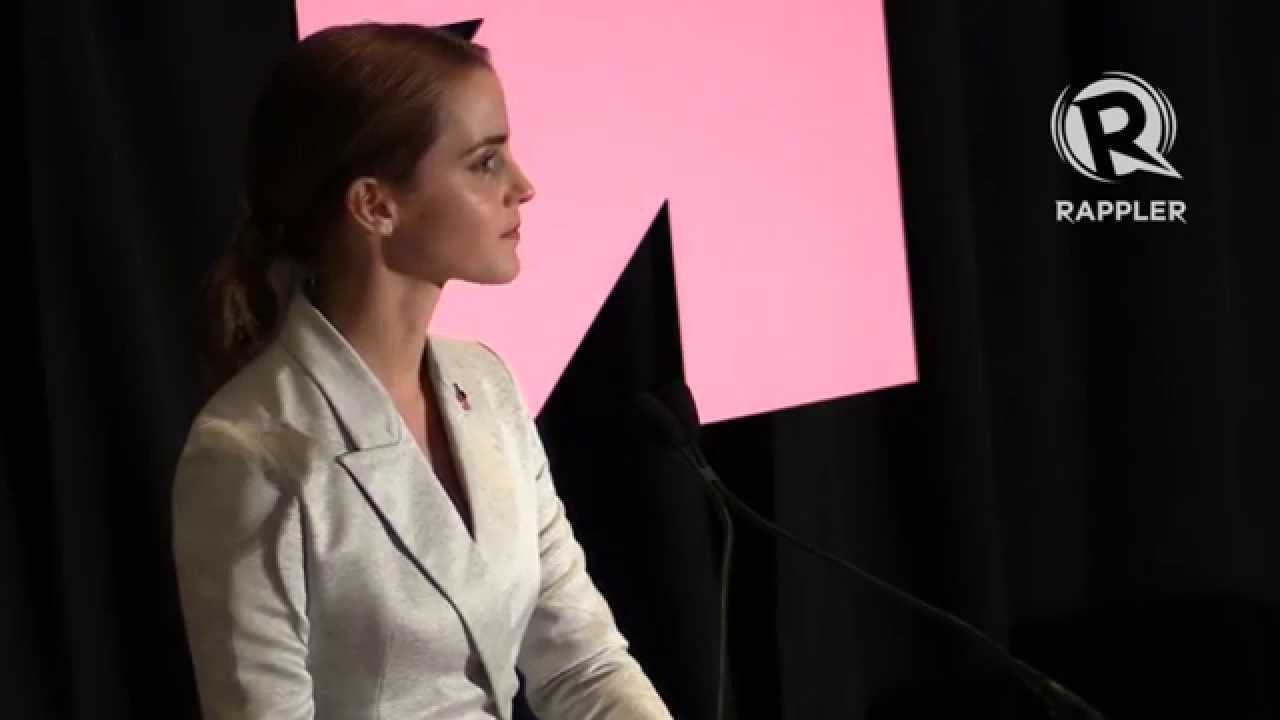 Emma Watson to men: Gender equality is your issue, too