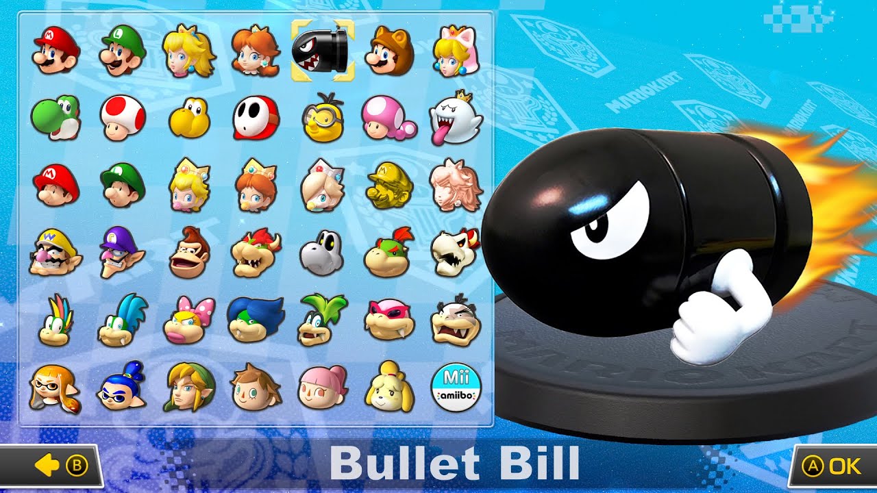 What if you could ONLY Use a Bullet Bill In Mario Kart 8 Deluxe? (4K)