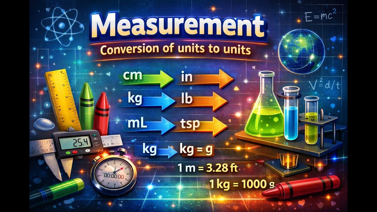 Measurement Conversion of Units | Maths