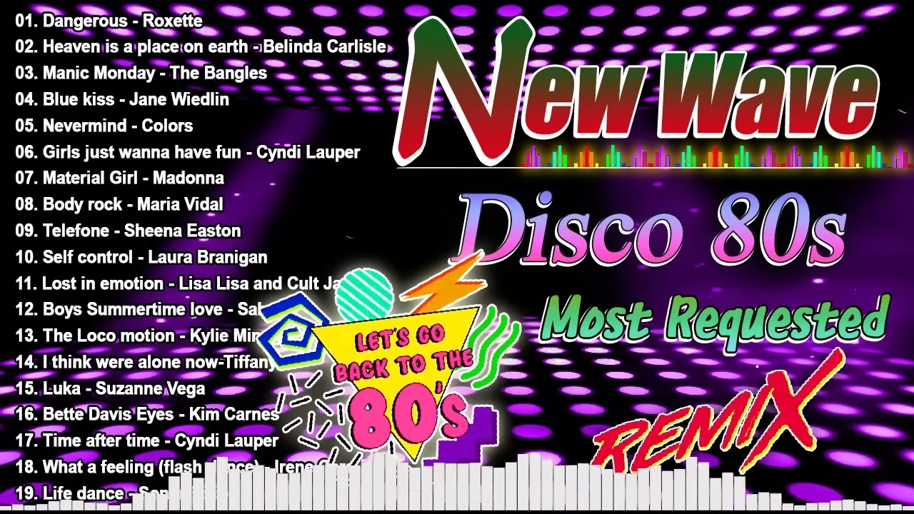 New Nonsstop Most Requested New Wave Disco 80s Nonstop Remix