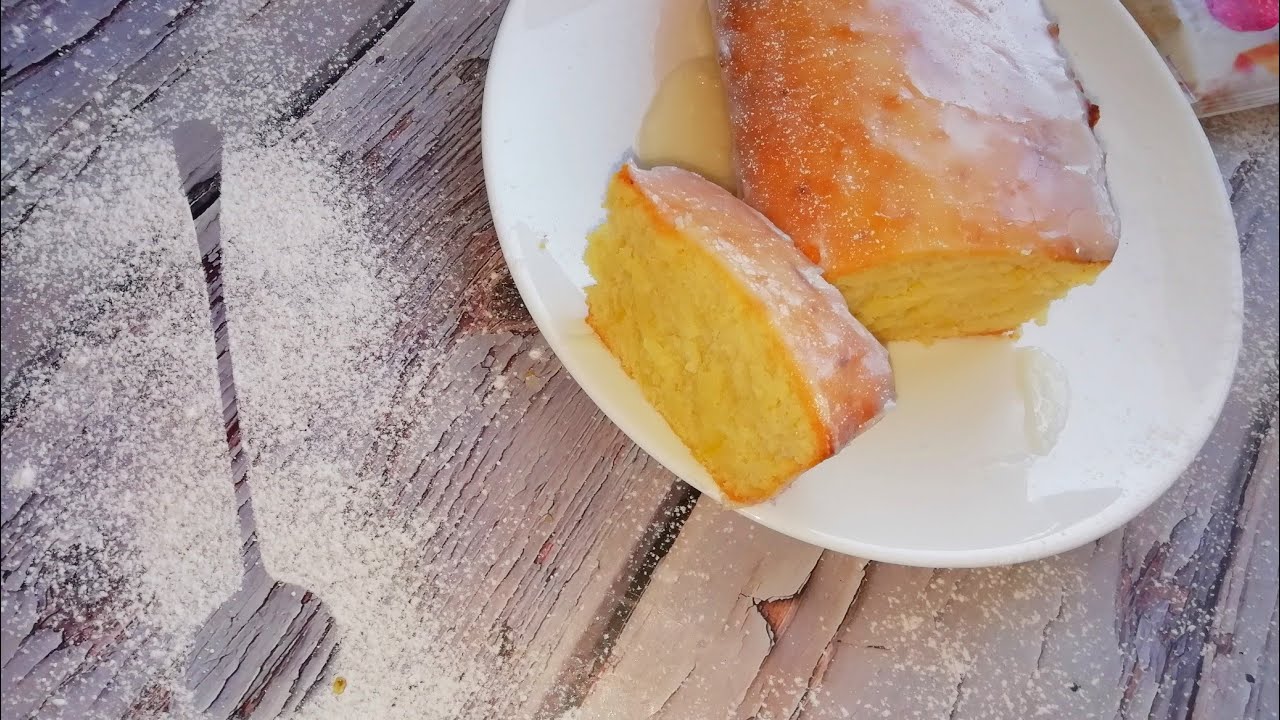Постный лимонный кекс.