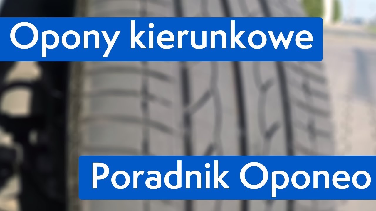 Opony kierunkowe ● Poradnik Oponeo&trade;