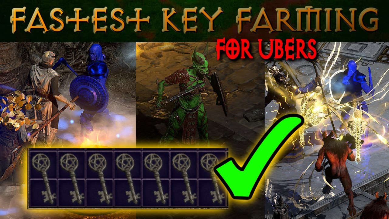 FASTEST Way To Farm Keys for UBERS! (The Countess, The Summoner, & Nihlathak Farming - D2R)