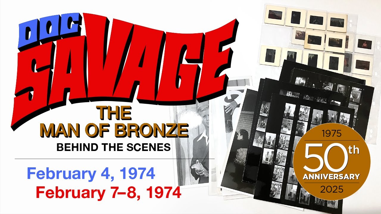 Doc Savage (1975) Rare Behind the Scenes Photos! Ron Ely Tribute