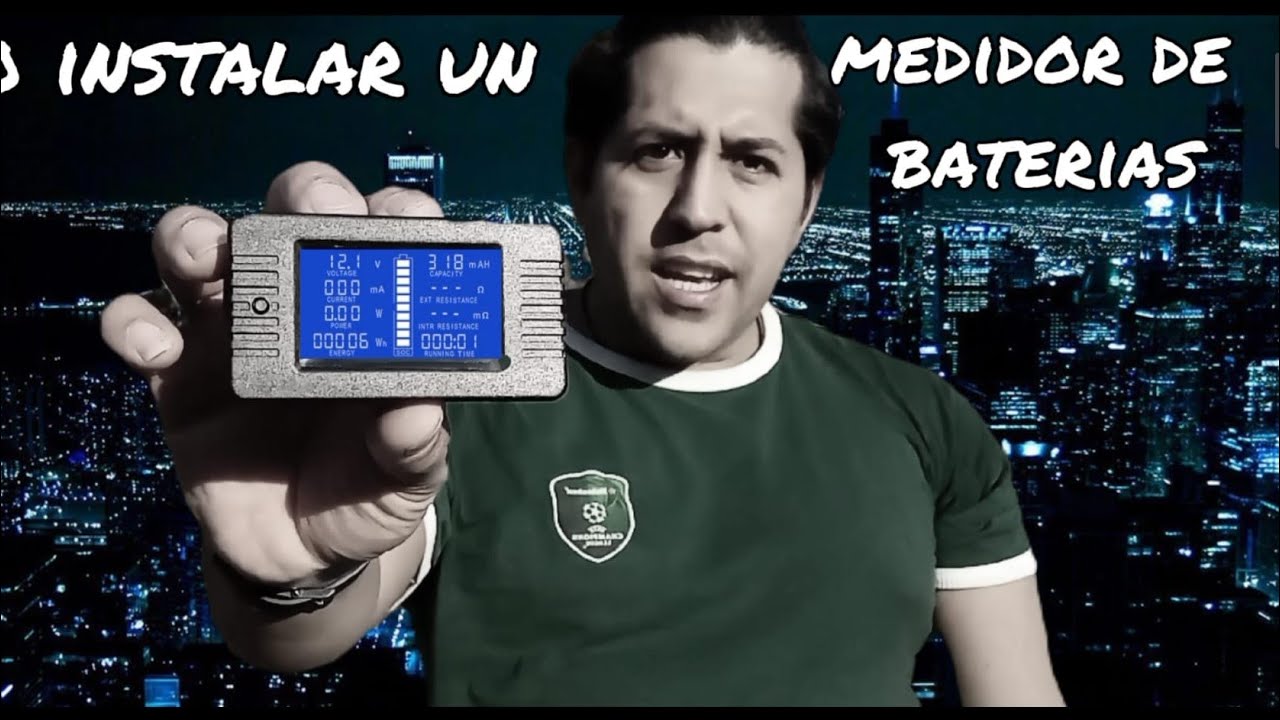 como instalar un MEDIDOR DE BATERIAS 🔋🔋🔋🔋🔋