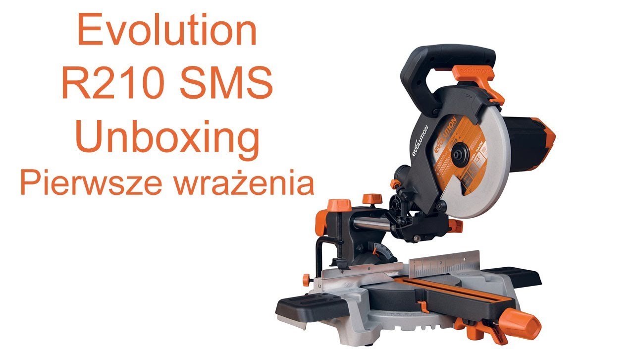 Ukośnica Evolution R210 SMS - Unboxing - pierwsze wrażenia