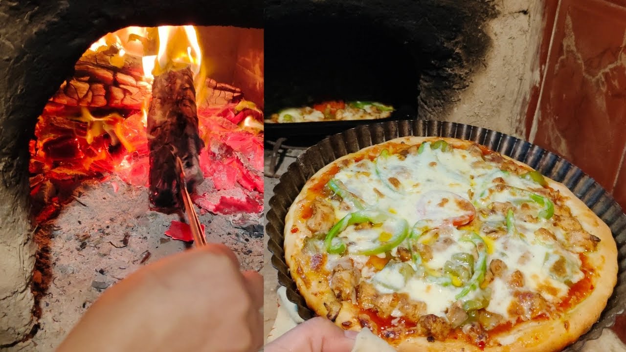 Making Clay Oven for  Winters Cooking |Wood -Fired Pizza & Cozy Dinner