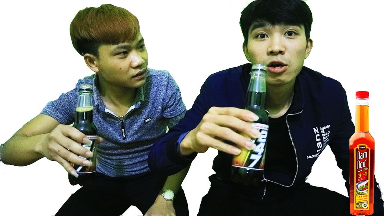 PHD | Troll Uống Cafe Trộn Nước Mắm | Prank Drink Coffee