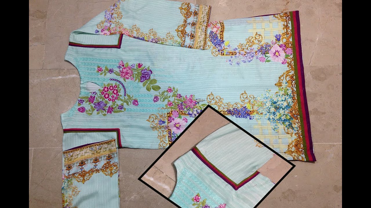 Kurta Shirt with Designing very easy Method Cutting and Stitchingll Designer kurtill Stylish Kurti