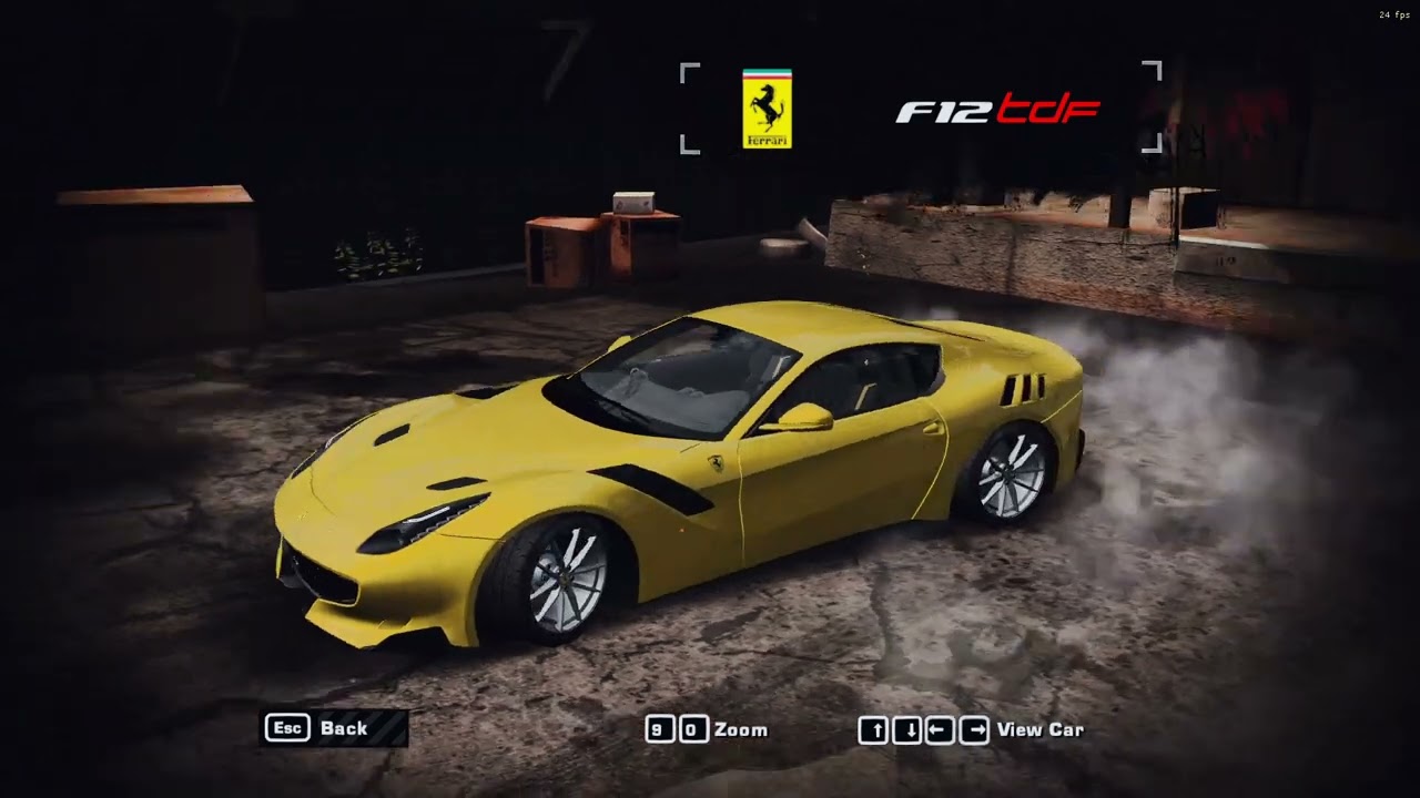 Need For Speed Most Wanted Modern Edition - All Cars List