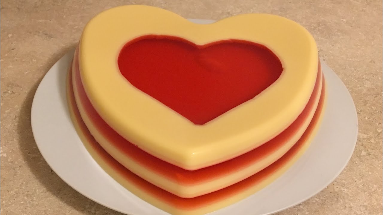Como hacer una Gelatina de Corazón para San Valentín