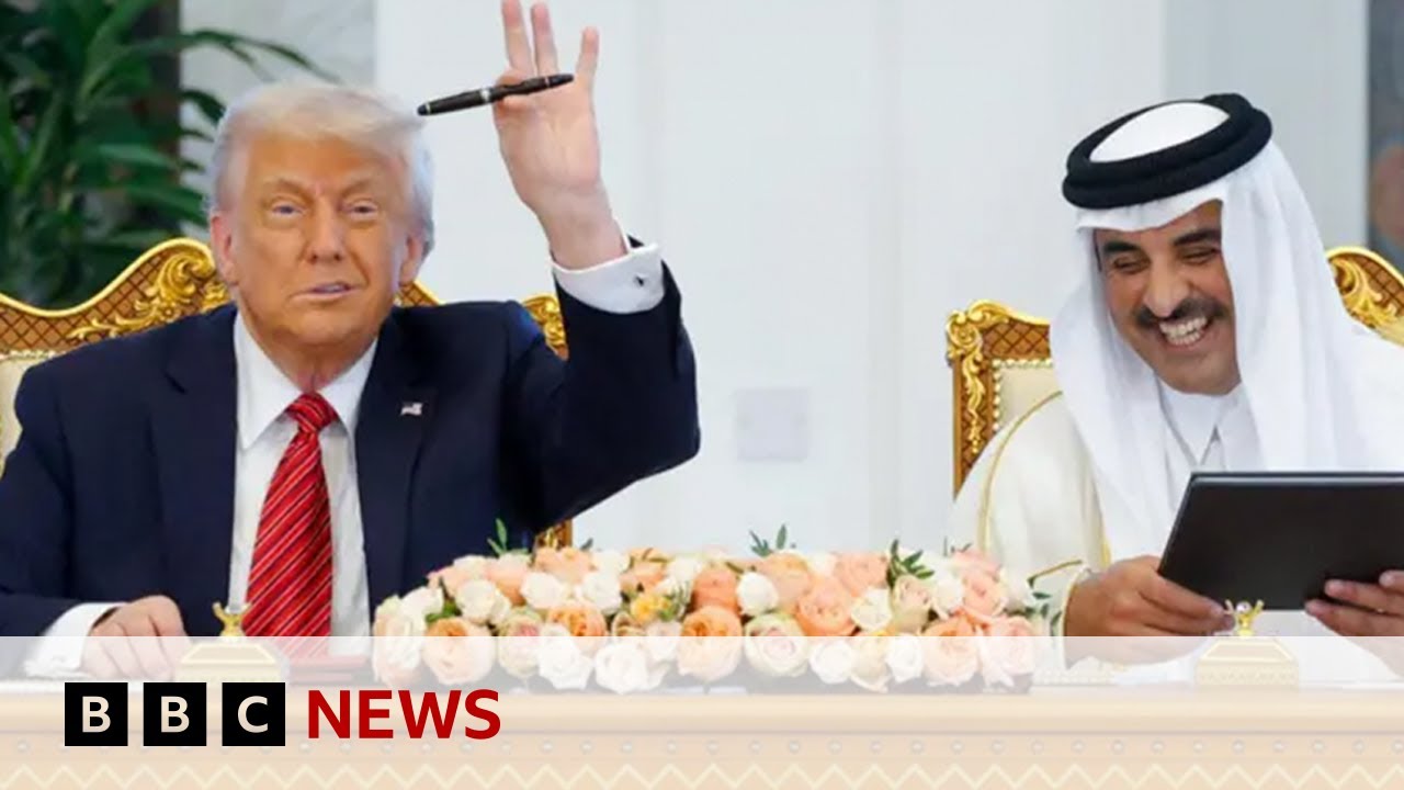 Is Donald Trump allowed to accept $400m luxury plane as a gift? | BBC News