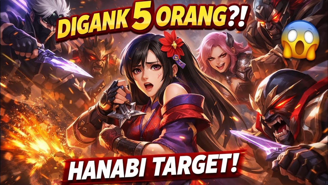 DIGANK TERUS! 😭 Hanabi Jadi Target Utama Tapi Tetap MENANG