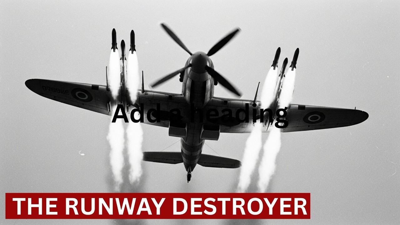The Forgotten British Weapon That Destroyed German Airfields Without Bombing Them