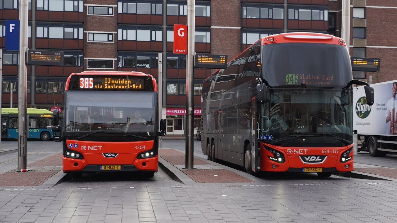 Connexxion autobussen in Haarlem
