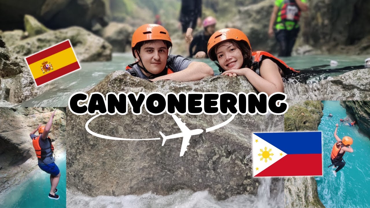 Boyfriend´s First Time in the Philippines: Canyoneering Challenge Accepted  #couplegoals