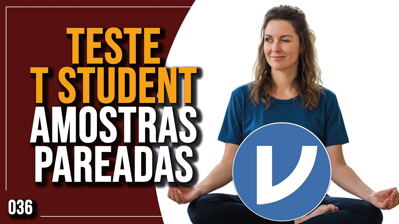 Teste T Student para Amostras Pareadas no Jamovi | Estatística Aplicada ao Jamovi | 036