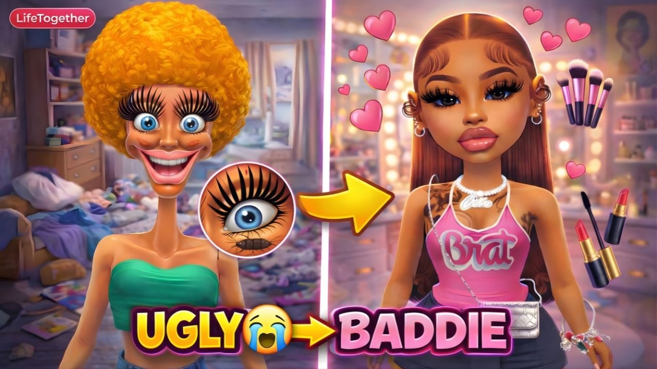 I Went From UGLY to a REALISTIC BADDIE | LifeTogether RP 😳