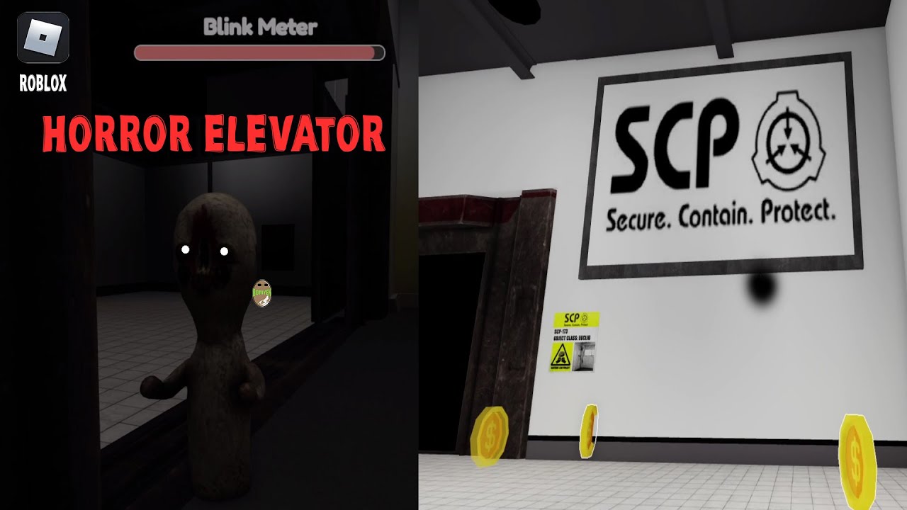 Horror Elevator Roblox Part 1 | Don&rsquo;t Blink, SCP-173 is Coming!