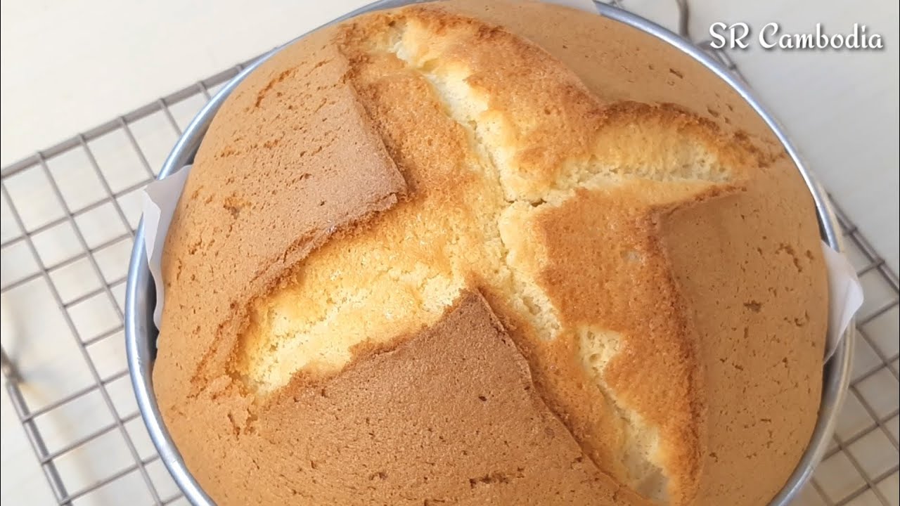 វិធីធ្វើនំពងទាដុត | How to make Chiffon Cakes
