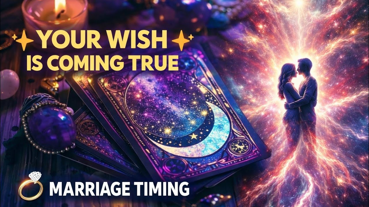 Your Biggest Wish Is Coming True 💫 Exact Timing of Your Marriage & True Love Revealed ☯️ Tarot ✨🌺