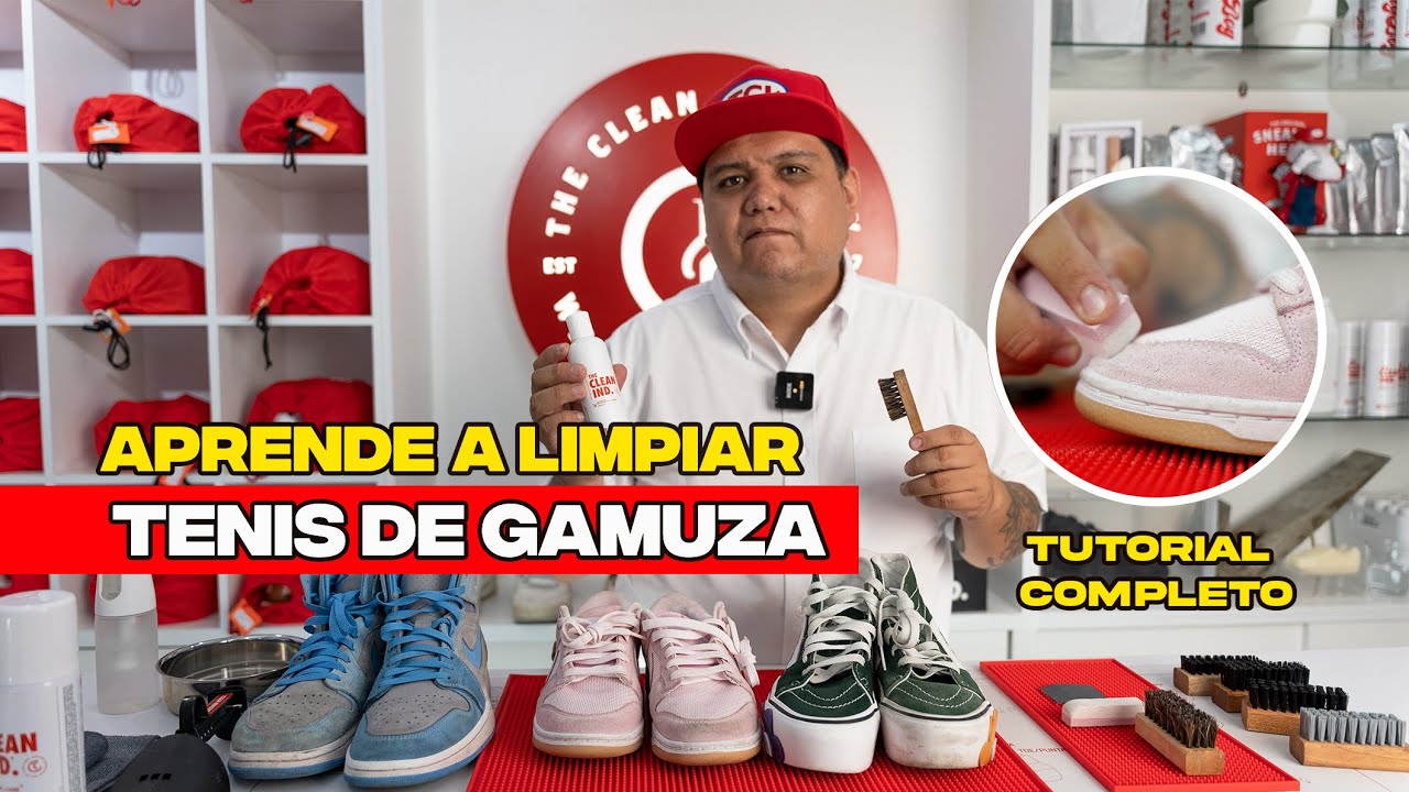 Cómo limpiar tenis de gamuza sin dañarla ¡Proceso simple y seguro!