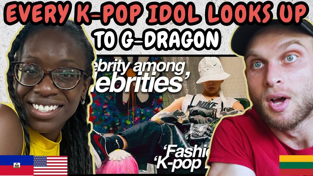 РЕАКЦИЯ НА Каждый K-Pop айдол восхищается этим легендарным артистом [G-Dragon]