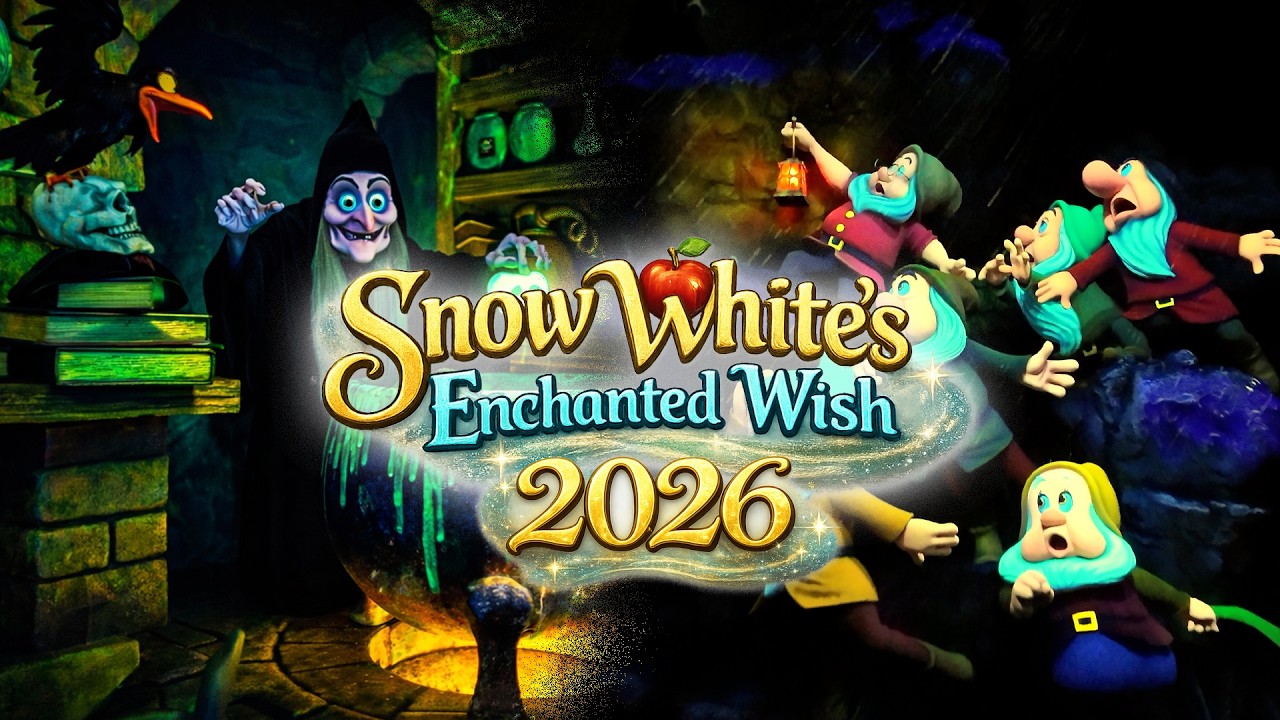 Snow White’s Enchanted Wish | Disneyland Night Ride POV | 4K