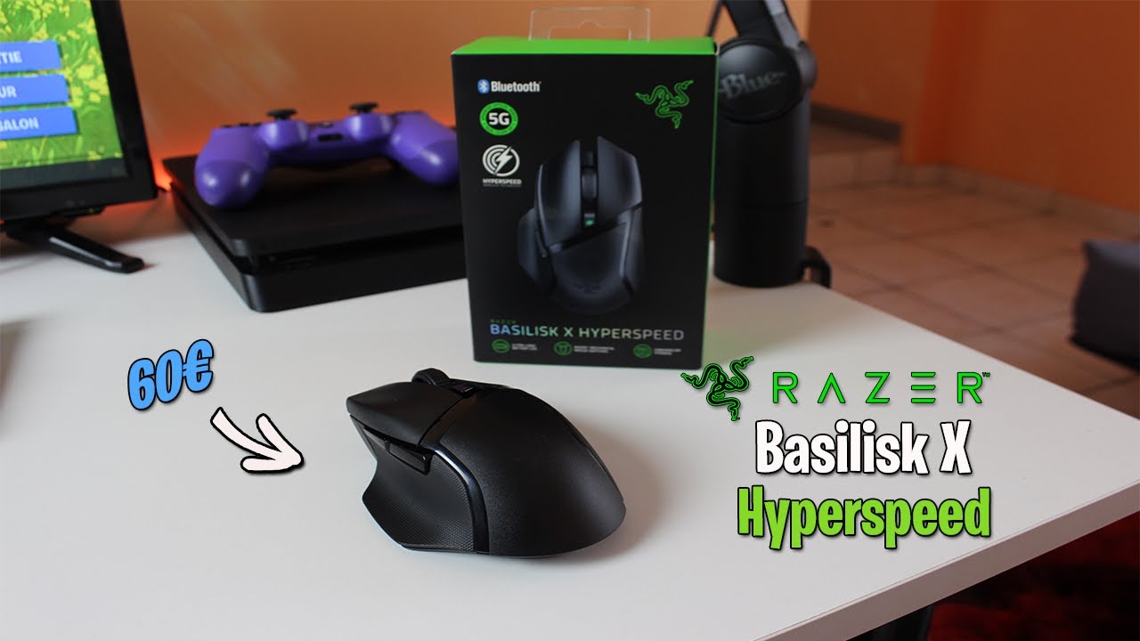 Razer Basilisk X Hyperspeed - Une souris gamer sans fil à 60€ !