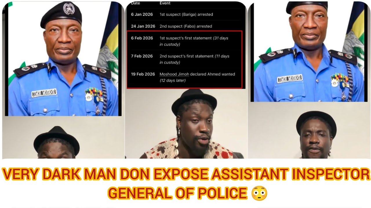 Very Dark Man Expose Inspector General Of Police Moshood Jimoh With Evidence And Challenges Him 
