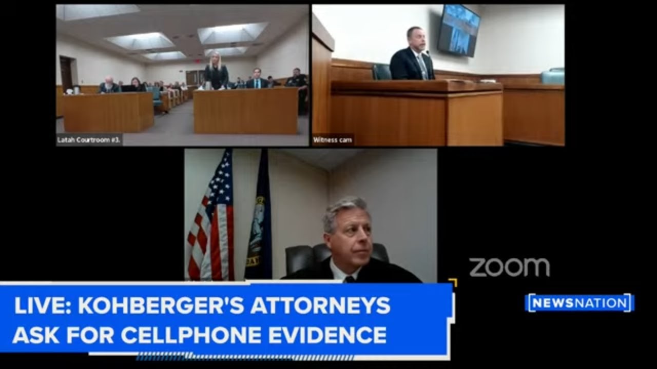 Kohberger's attorneys ask for cellphone evidence | Court hearing