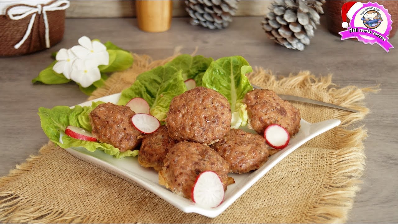 Frikadellen Hamburguesas alemanas especiadas y jugosas &iexcl;en solo 30 minutos!