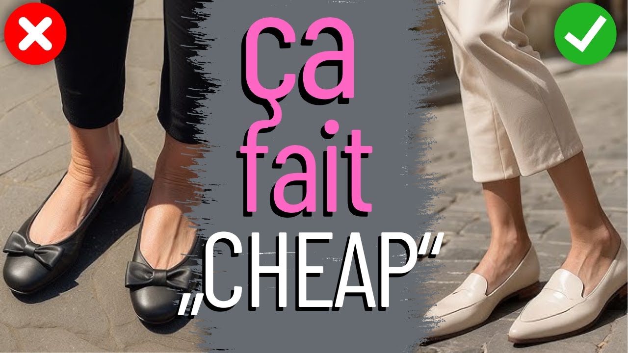 10 chaussures qui appauvrissent votre apparence après 50 ans