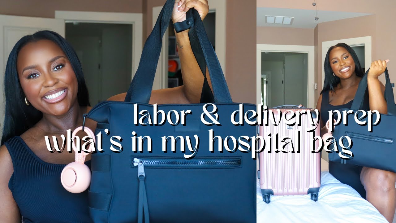 WHAT'S IN MY HOSPITAL BAG 2024 | First Time Mom Labor & Delivery Prep | Mom & Newborn Essentials