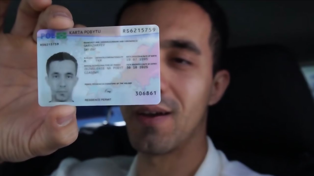 Polonya’da oturum kartımı aldım