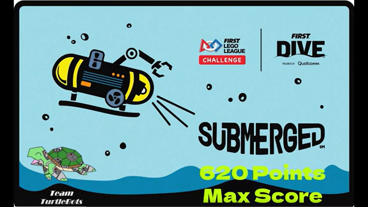 🎉FLL Submerged Max Points 🎉We did it! 🎉 Big Milestone Mission #fll #submerged #lego #robotics